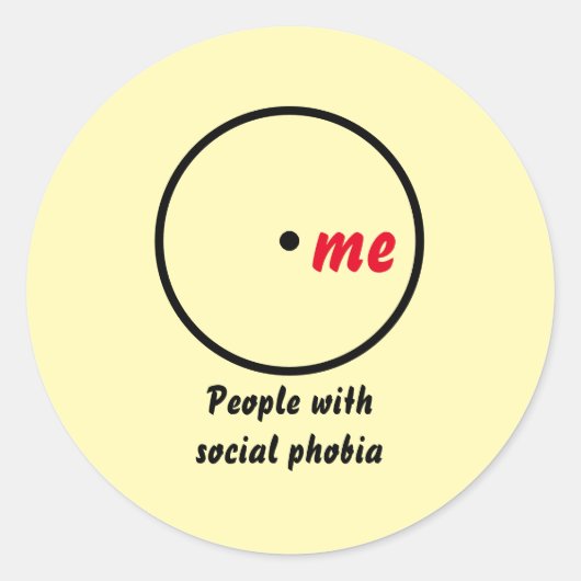 Sticker Rond Diagramme de Venn diagnostic unique (Devant)
