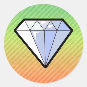 Sticker Rond Diamant
