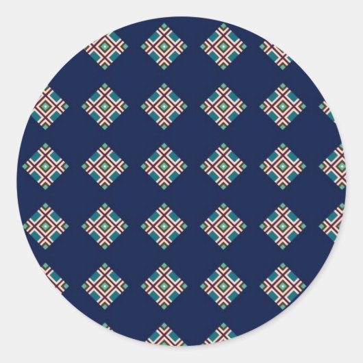 Sticker Rond Diamant marocain (Devant)