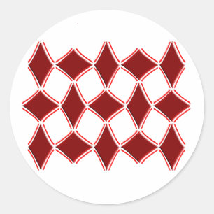 Sticker Rond Diamants