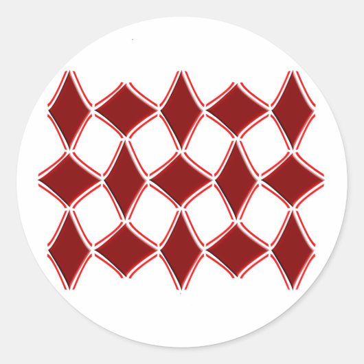 Sticker Rond Diamants (Devant)
