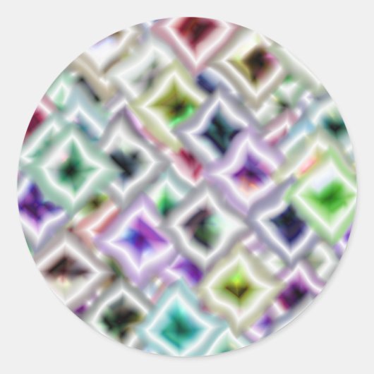 Sticker Rond Diamants (Devant)