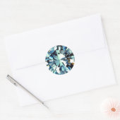 Sticker Rond Diamants (Enveloppe)