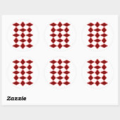 Sticker Rond Diamants (Feuille)