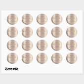 Sticker Rond Diamants de Tiara Cooper Quinceañera (Feuille)