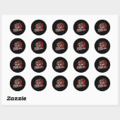 Sticker Rond Diapositive de lanceur doux Je vous oserai Créatio (Feuille)