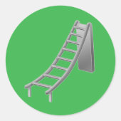 Sticker Rond Diapositive inversée - (Devant)