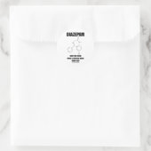 Sticker Rond Diazepam Maintenant Vous Savez À Quoi Ressemble Le (Sac)