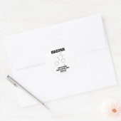 Sticker Rond Diazepam Maintenant Vous Savez À Quoi Ressemble Le (Enveloppe)