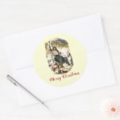 Sticker Rond Dickens Fantôme Scrooge Un Conte de Noël (Enveloppe)