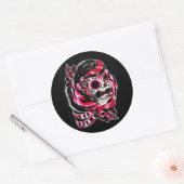 Sticker Rond Die Pretty (Enveloppe)