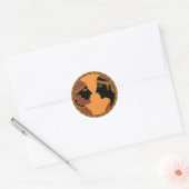 Sticker Rond dieu et déesse grecs (Enveloppe)