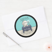 Sticker Rond Dieu fait éclater notre lumière (Enveloppe)