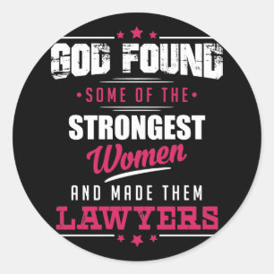Sticker Rond Dieu Made Avocats Hilariary Profession Design