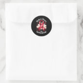 Sticker Rond Dieu plus fort que le myélome multiple (Sac)