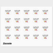 Sticker Rond Différences d'acceptation (PY) (Feuille)