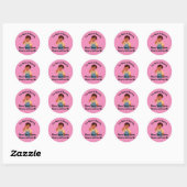 Sticker Rond Difficile à entendre parler plus fort (Feuille)
