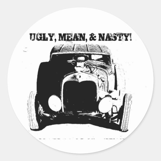 STICKER ROND DIFFICILE ET NASTE ! (Devant)