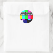 Sticker Rond Difficultés techniques (Sac)