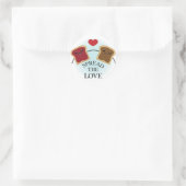 STICKER ROND DIFFUSER L'AMOUR (Sac)