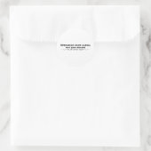 Sticker Rond Diffuser Le Bon Karma, Pas Le Mauvais Drame (Sac)