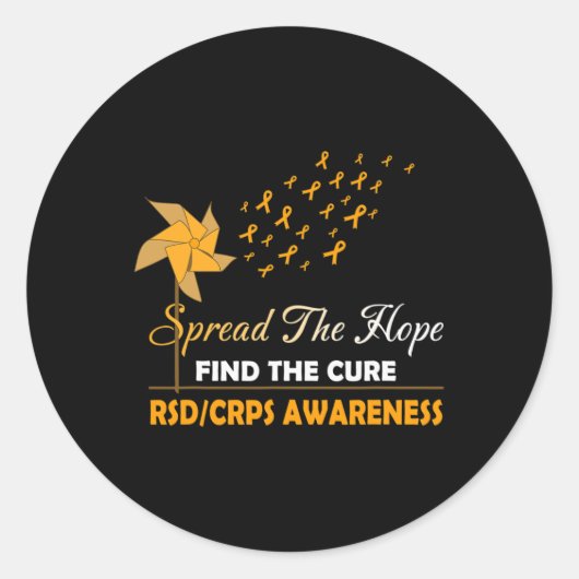 STICKER ROND DIFFUSER L'ESPOIR DE SENSIBILISATION DES SPPC RSD (Devant)