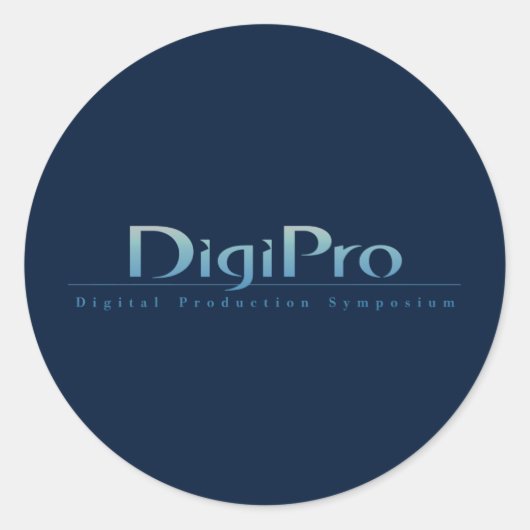 Sticker rond DigiPro (Devant)