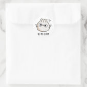 Sticker Rond Dim-sum Funny Dimsum Math Pun (Sac)