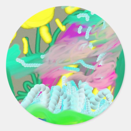 STICKER ROND DIMANCHE (Devant)