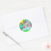 STICKER ROND DIMANCHE (Enveloppe)