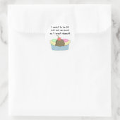 Sticker Rond Dimanche Fun (Sac)