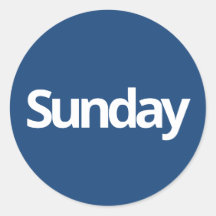 Dimanche jour de planification fournitures simple 