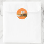 Sticker Rond Diner (Sac)