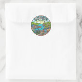 Sticker Rond Dingle Irlande (Sac)