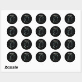Sticker Rond Dingle Irlande (Feuille)