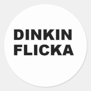 STICKER ROND DINKIN FLICKA