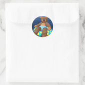 Sticker Rond Dinky Bears Water Fun (Sac)