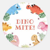 Dino Party Cute Dinosaur fête d'anniversaire