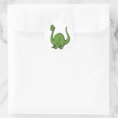 Sticker Rond Dino vert (Sac)