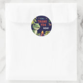 Sticker Rond Dinosaur Merci (Sac)