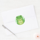 Sticker Rond Dinosaure Baby shower T-Rex (Enveloppe)