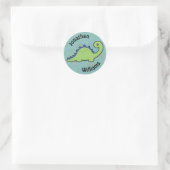 Sticker Rond Dinosaure Fun (Sac)