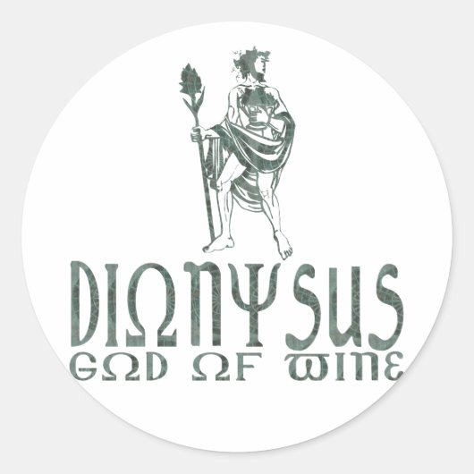 Sticker Rond Dionysus (Devant)