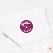 Sticker Rond Diouali sainte et joyeuse (Enveloppe)