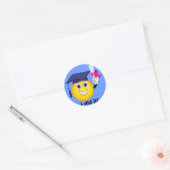 Sticker Rond Diplômé (Enveloppe)