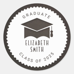 Sticker Rond Diplômé