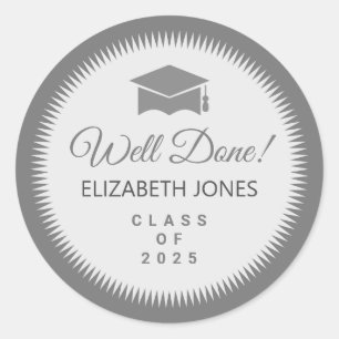 Sticker Rond Diplôme