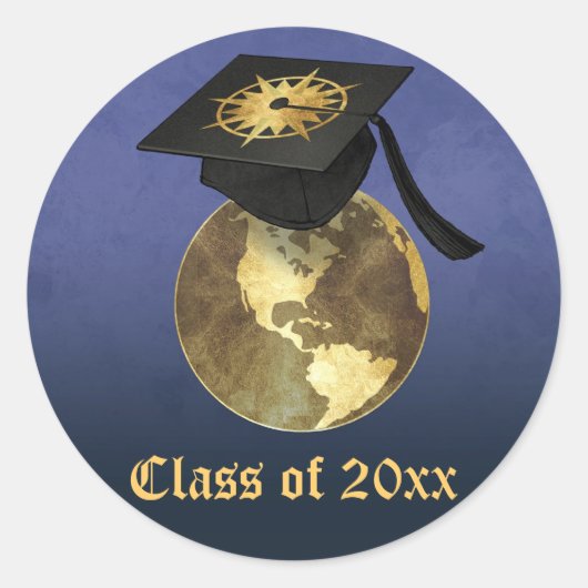 Sticker Rond Diplôme (Devant)
