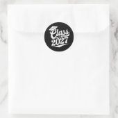 Sticker Rond Diplômé de la promotion 2027 (Sac)