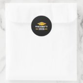 Sticker Rond Diplômé de master Diplômé de Cl de 2026 (Sac)